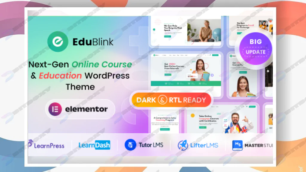 EduBlink - Education & Online Course WordPress Theme Nulled