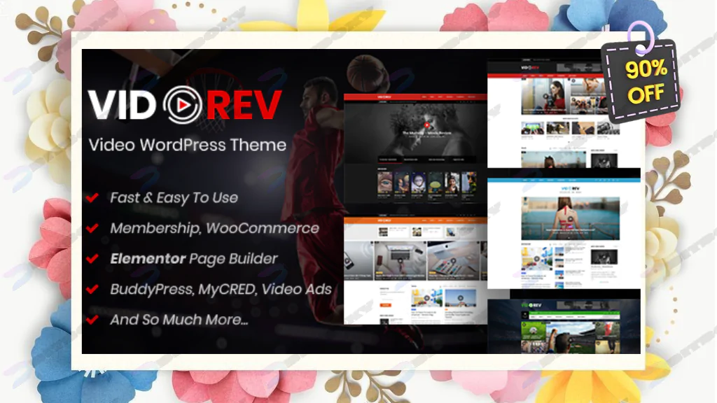 VidoRev - Video WordPress Theme Nulled