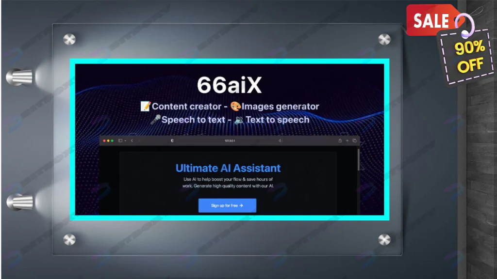 66aix - AI Content, Chat Bot, Images Generator & Speech to Text (SAAS)