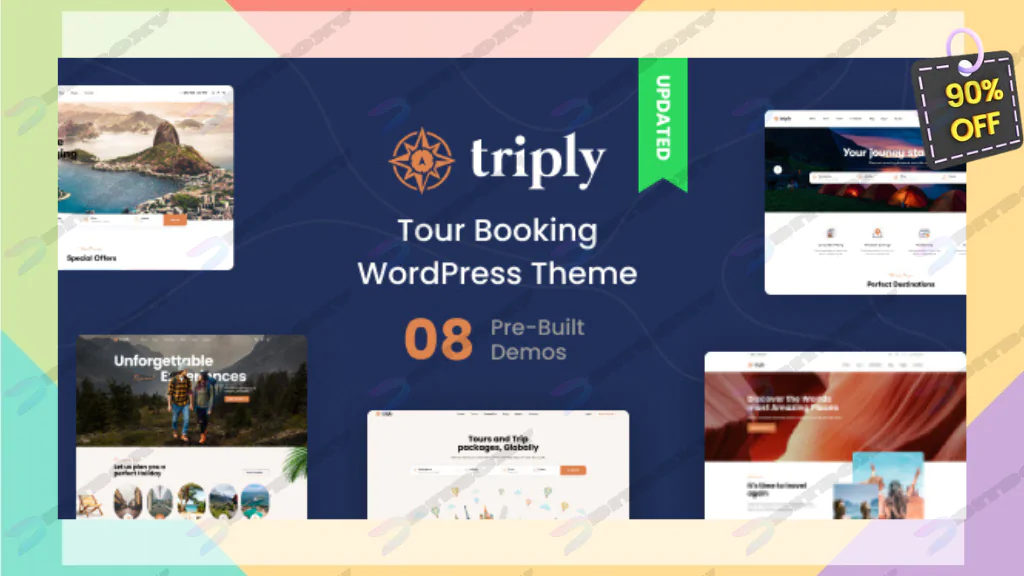 Triply - Tour Booking WordPress Theme Nulled