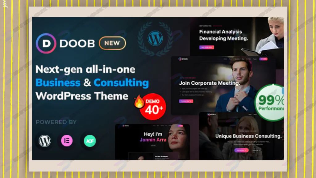 Doob - Business & Consulting WordPress Theme Nulled