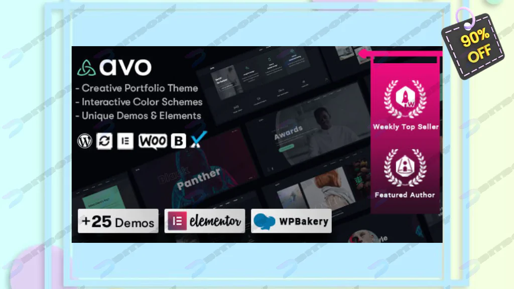 Avo - Creative Portfolio & Agency WordPress Theme Nulled