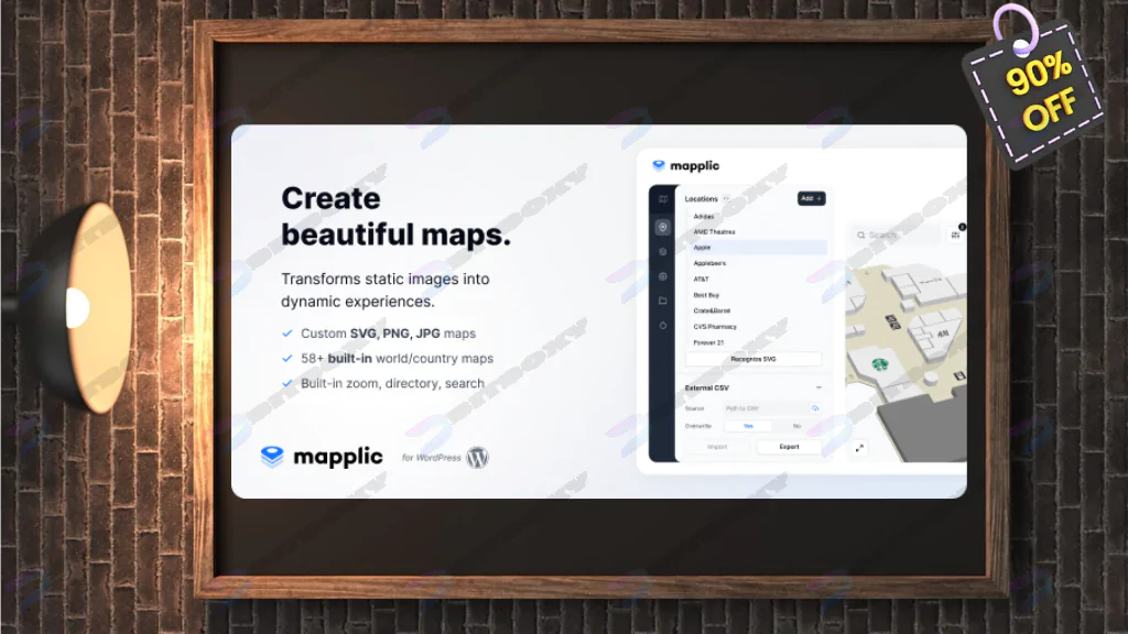 Mapplic - Custom Interactive Map WordPress Plugin Nulled
