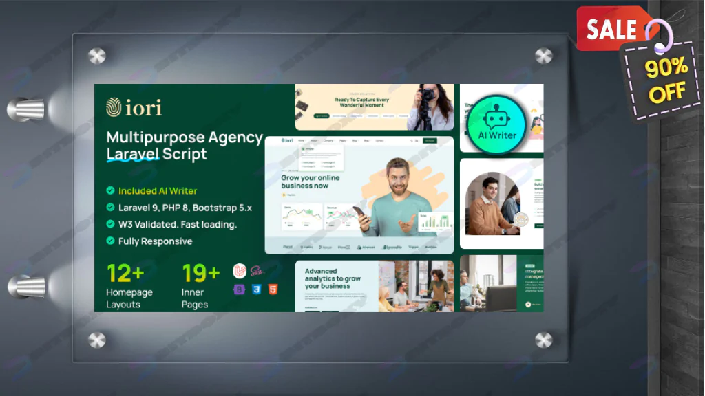 Iori - Business Website for Company, Agency, Startup with AI writer tool & shopping cart