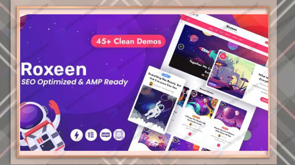 Roxeen | Personal Lightweight WordPress Theme Nulled