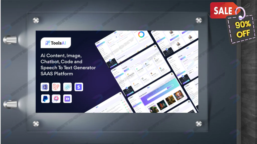 ToolsAi - Ai Content, Image, Chatbot, Code and Speech To Text Generator SAAS Platform